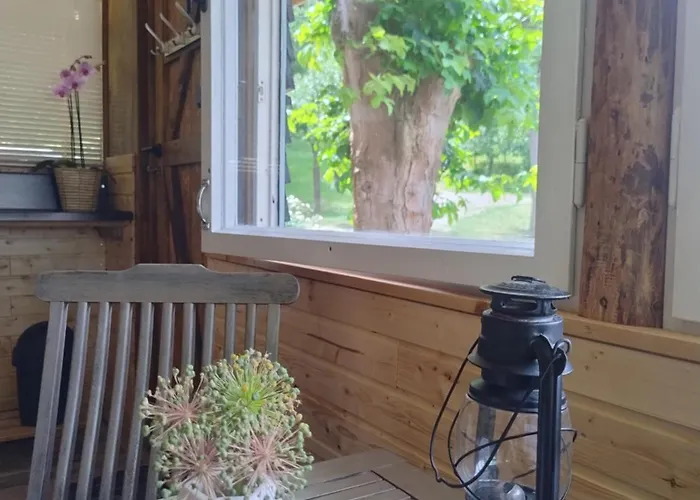 キャンプ場 Gemuetliche Schlafhuette *